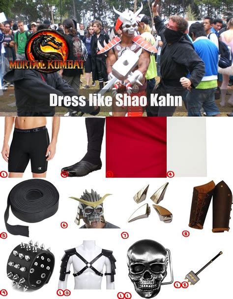 Shao Kahn Mortal Kombat Costume For Cosplay Halloween 2023 Mortal