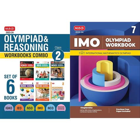 Buy MTG Olympiad Workbook And Reasoning Book Class 2 Combo Set Of 6