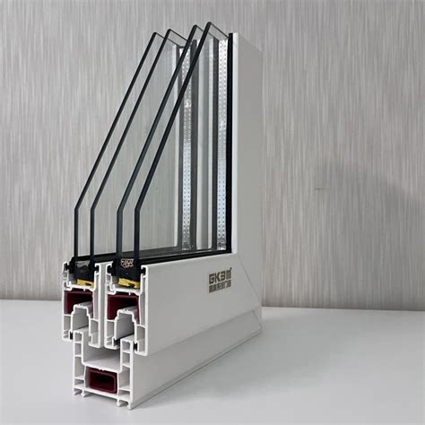 Gkbm Series Upvc Sliding Window Profiles Structural Components