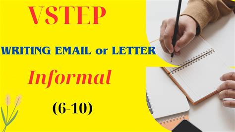 Vstep Writing Email Or Letter Informal Vi T Email Ho C Th D Ng Th N