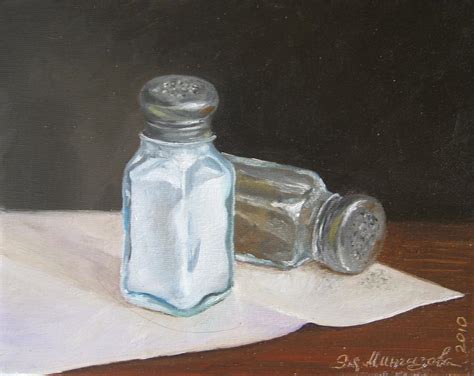 Salt And Pepper Painting By Eleonora Mingazova Fine Art America