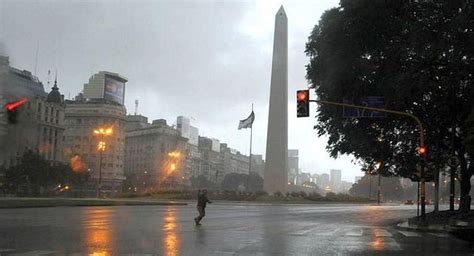 Caba Y Alrededores Probabilidad De Chaparrones Y Tormentas