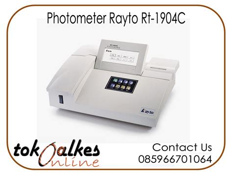 Photometer Rt 1904 C Semi Auto Chemistry Analyzer Toko Alat Kesehatan