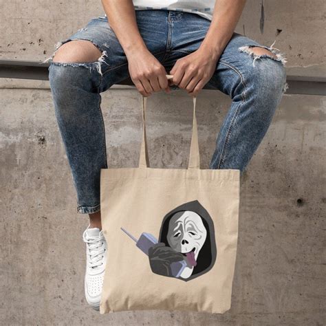 Wazzuuup Scary Movie Ghostface Reusable Canvas Tote Bag Etsy Australia