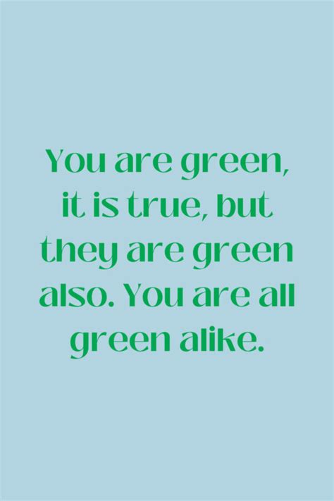 57 Inspirational Green Quotes To Caption Your Color Aesthetic Darling