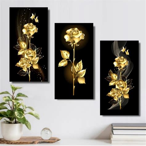 Hiasan Dinding Karissut Wall Hanging Flowers Realistic Aesthetic X