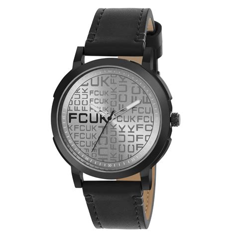 Buy Fcuk Watches Analog Sliver Dial Watch For Men Fk00013a Online