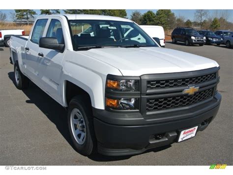 2015 Summit White Chevrolet Silverado 1500 Wt Crew Cab 4x4 101211892