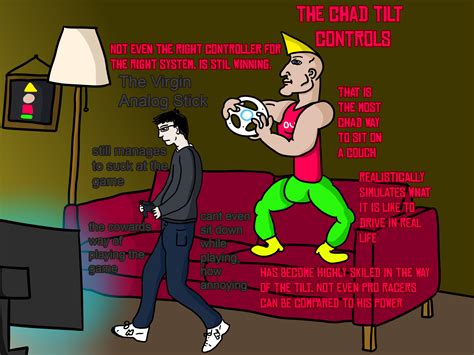 Virgin Analog V Chad Tilt Virgin Vs Chad Know Your Meme