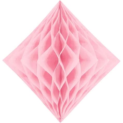 Pink Diamond Honeycomb Shape Party Splendour