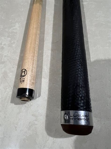 Lucasi Hybrid Uniloc Shaft Play Cue Kamui Tip Putih Mirip Predator S