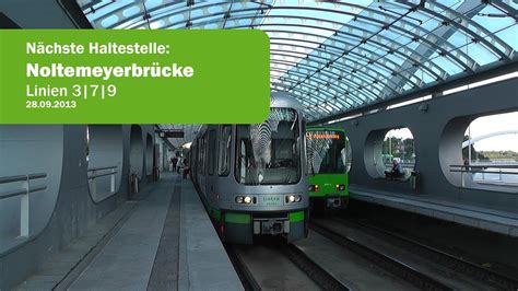 Stadtbahn Hannover N Chste Haltestelle Noltemeyerbr Cke Youtube