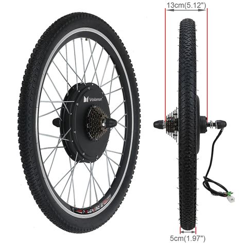 Voilamart 26 Rear Wheel Electric Bicycle Conversion Kit 48V 1500W E