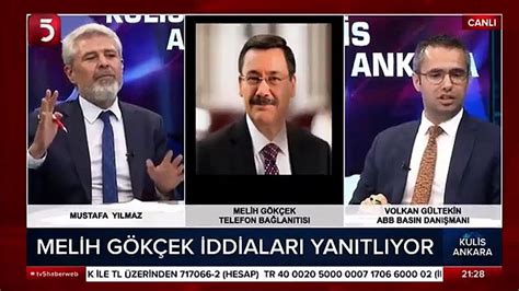 Mansur Yavaş ın danışmanı ve Melih Gökçek canlı yayında Bir anda