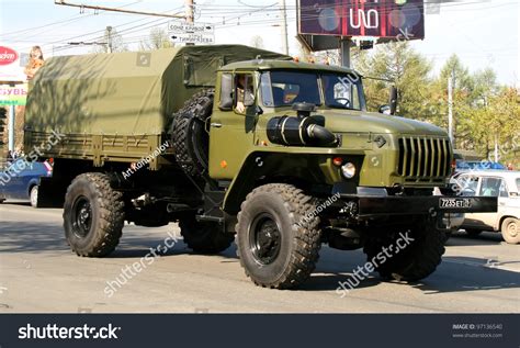 Chelyabinsk Russia May 9 Army Truck Stock Photo 97136540 Shutterstock