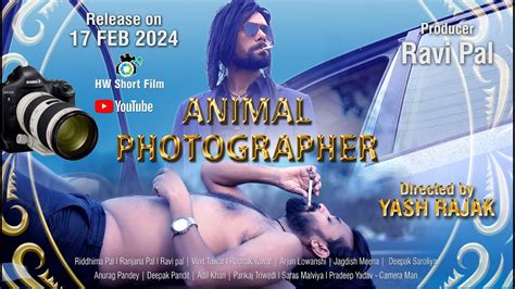 Animal Photographer - YouTube