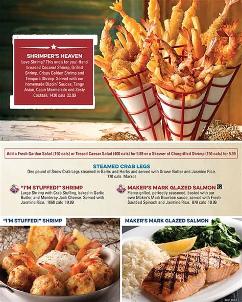 Menu at Bubba Gump Shrimp Co. restaurant, San Francisco