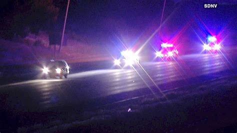 Spike Strip Stops Suspected Dui Driver In Police Chase Fox 5 San