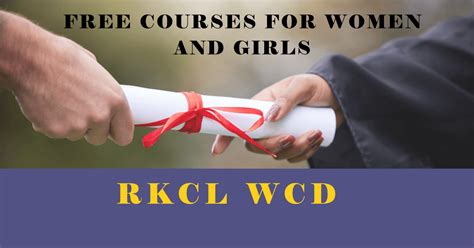 Rkcl Wcd Free Rscit Rscsep And Rscfa Courses For Female