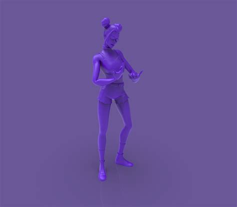 Surf Witch Fortnite 3d Model 3d Printable Cgtrader