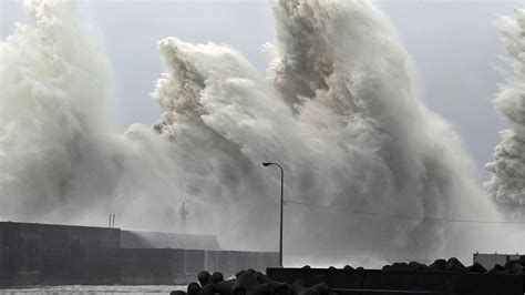 Typhoon Nanmadol Japan Hit By Huge Storm Bringing Floods And Mudslides