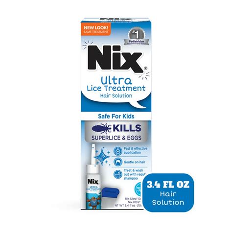 Nix Lice Treatment Kit Comb And Ultra 2 In 1 Super Lice Treatment 3 4 Fl