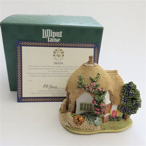 Lilliput Lane Lilac Lodge With Deeds And Original Box A Etsy Uk