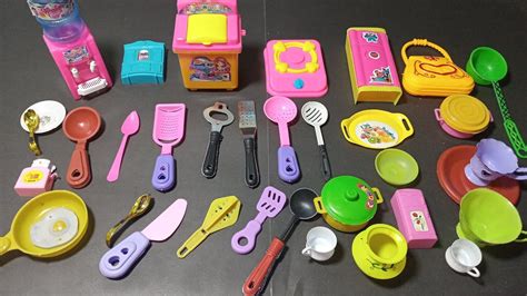 Diy Unboxing Mini Kitchen Set 5 Minutes Satisfying With Unboxing