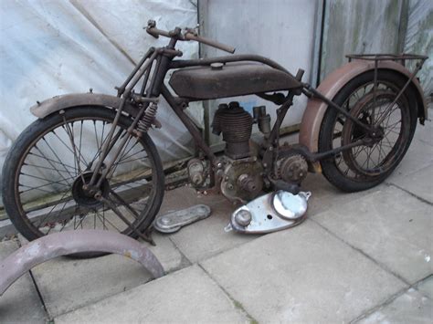 1926 7 Triumph Model P 500cc Vintage Motorcycle Projectbarnfind