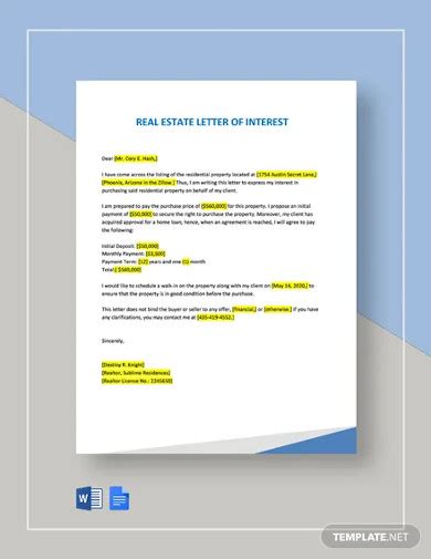 Letters Of Interest 10 Examples Format PDF Tips