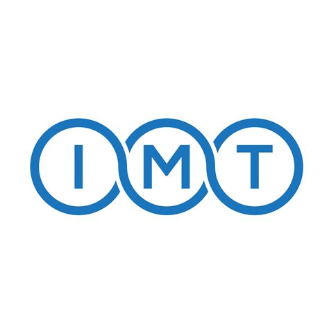 Imt Letter Logo Design On White Background Imt Creative Initials