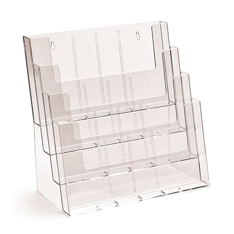 12 Pocket 1 3rd A4 DL Landscape Leaflet Holder