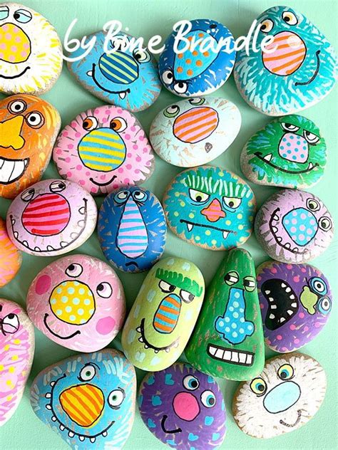 Steine Bemalen Mit Multimarkern Rock Painting Art Rock Crafts