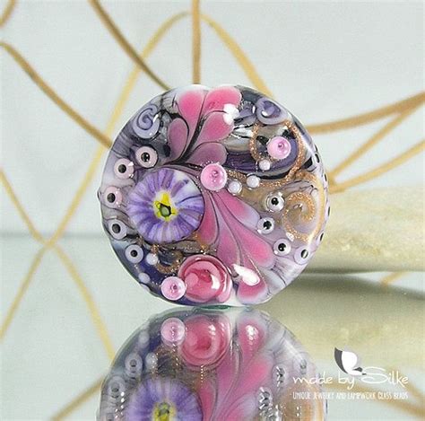 Handmade Lentil Bead Focal Sra Glass Lampwork G I R L Etsy In 2024 Handmade Glass Beads