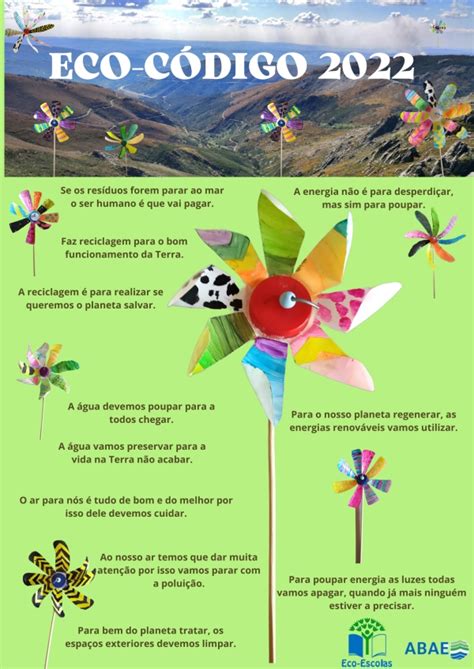 Trabalhos A Concurso Poster Eco C Digo Programa Eco Escolas