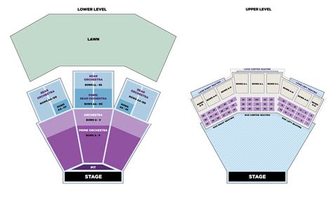 Filene Center Seating Chart | Wolf Trap