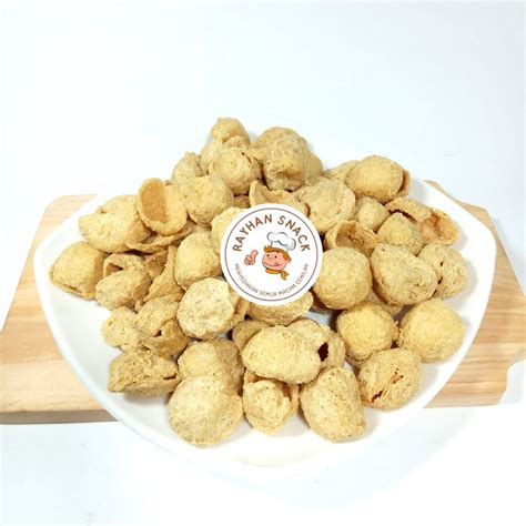 Jual KERIPIK TAHU TAHU BULAT KULIT TAHU WALIK 1 KG Shopee Indonesia