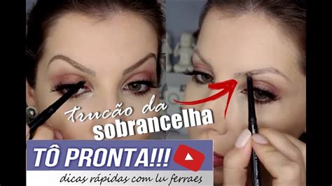 Como Corrigir As Sobrancelhas Muito FÁcil Youtube