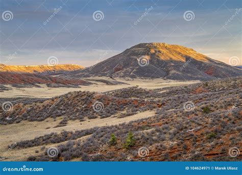 Table Mountain in Sunset Light Stock Image - Image of rocky, afternoon ...