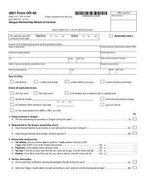 Fillable Online Pdf Form Or P Oregon Individual Income Tax