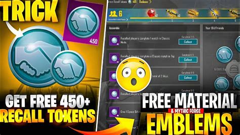 Get Free 450 Recall Tokens Free Material Mythic Forge Emblems