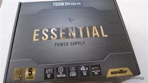 Fuente De Poder Para PC Sentey Essential Plus Power EPP750 PS 750W