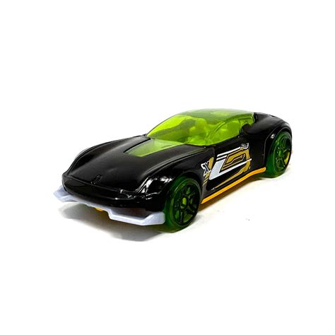 Hot Wheels X Raycers Track Stars Gazella GT Black Loose Walmart