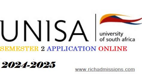 Start Application 2025 Online Applications UNISA Apply Online For