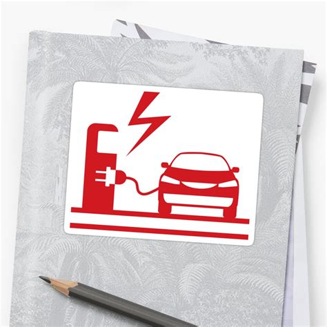 "Electric Vehicle" Sticker by vectorworks51 | Redbubble