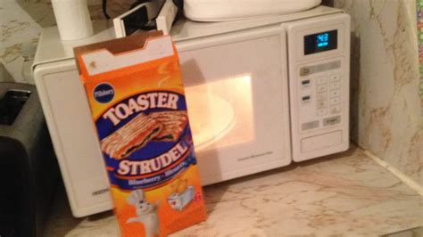 Toaster Strudels In The Microwave Youtube