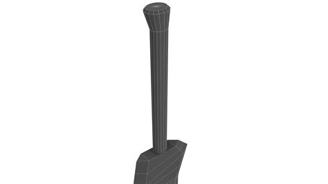 Obsidian Sword 3d Model Turbosquid 2048451