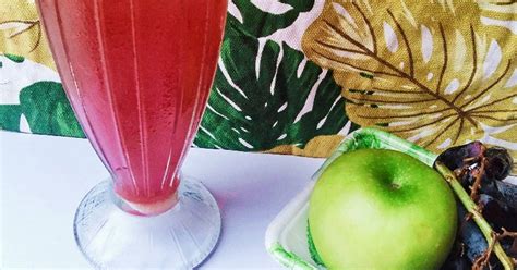 Resep Juice Apel Dan Anggur Enak Dan Mudah Cookpad