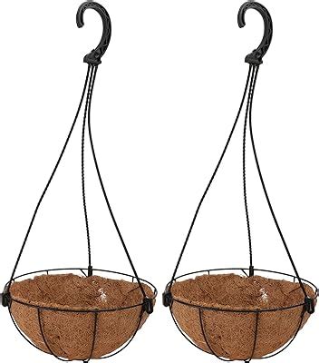 Amazon Inch Metal Hanging Baskets For Plants Outdoor Pack