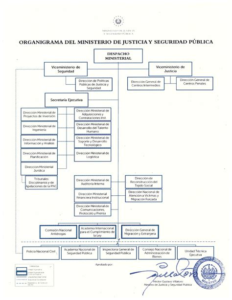 Organigrama MJSP 1221 Nada Proceso Judicial Y Perito Studocu